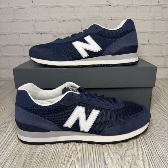 New Balance 515 Classics Running Shoes Men’s 12 Navy Sneakers MLS515NVY New - Picture 1 of 9